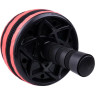 Ролик для пресса с ковриком под колени UNIX FIT D9,5 см, красный, черный PSRLBLRD